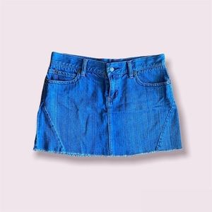 Y2K Roxy Low-Waist Denim Skirt